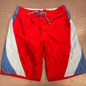 BKE Wet Buckle Mens Swim Trunks Board Shorts 32